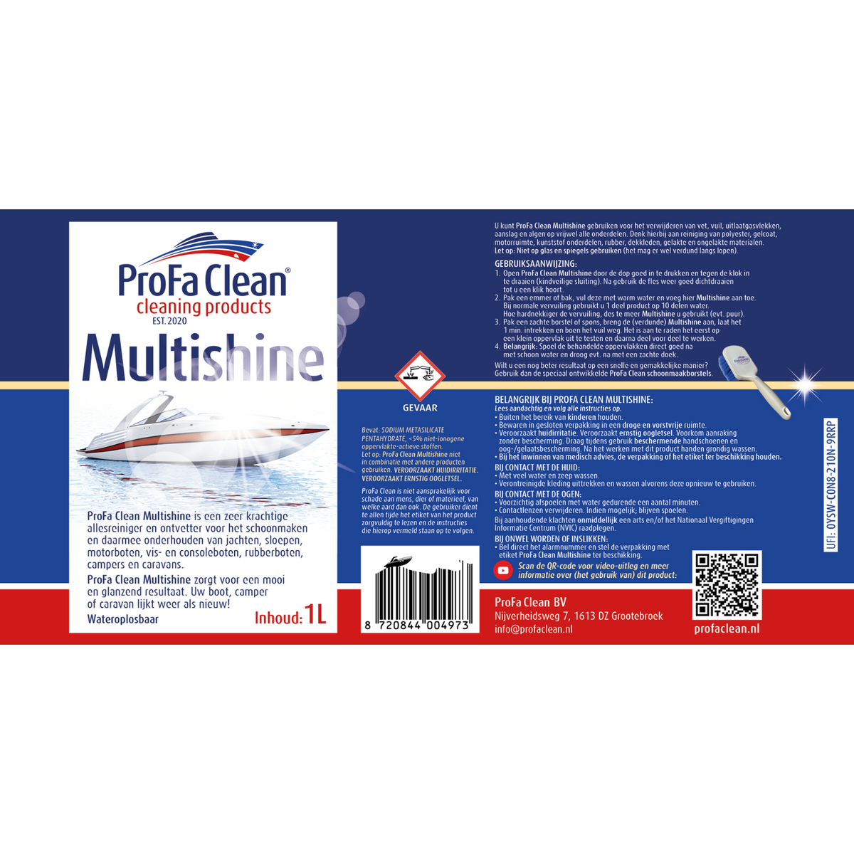 ProFa Clean Multishine Boots- und Yachtshampoo 1 L – Produktdetails 3