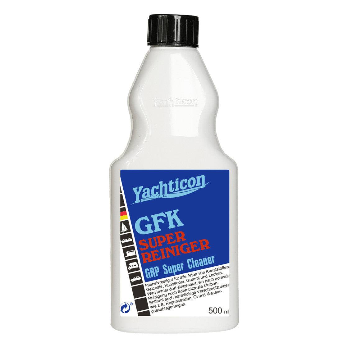 Yachticon GFK Superreiniger – 500 ml – GFK-Reiniger für Boot und Yacht