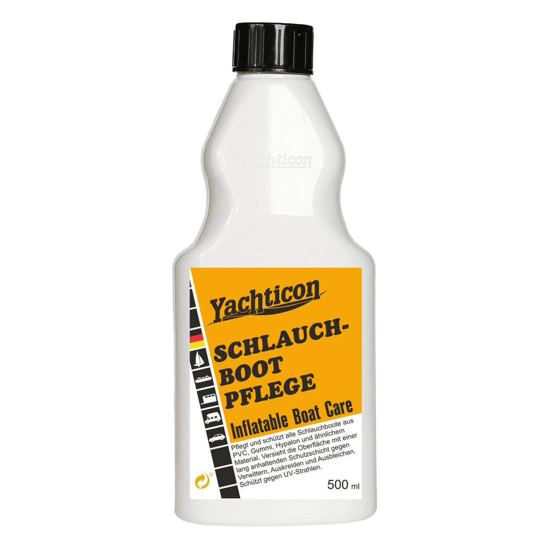 Yachticon Schlauchboot Pflege – 500 ml – Schlauchbootpflege für Boot und Yacht